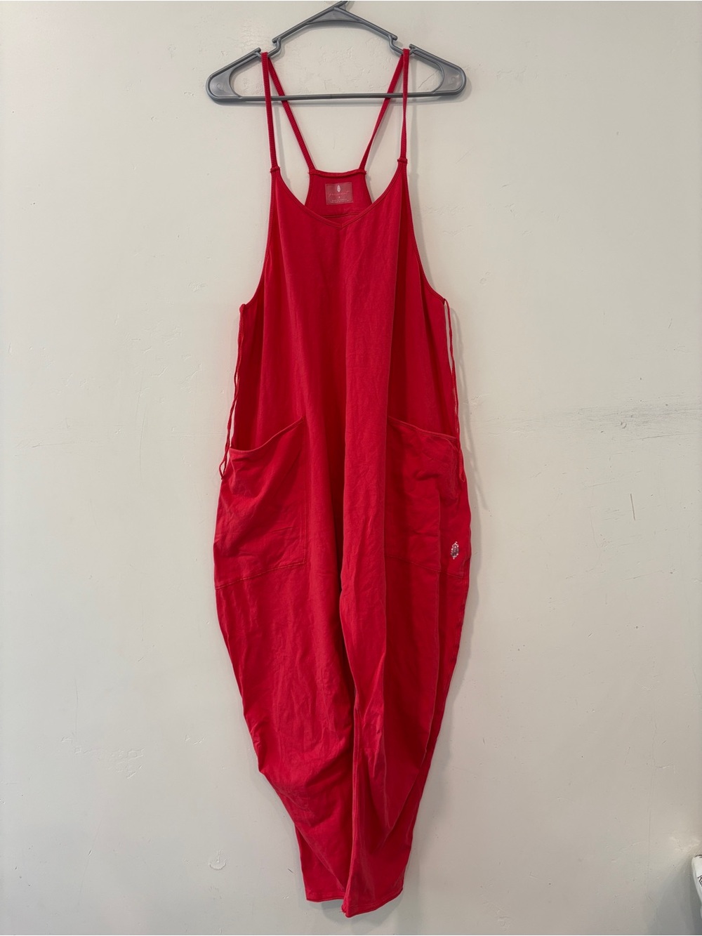 Free People FP Movement Women's Hot Shot One Piece S Bright Coral Slouchy